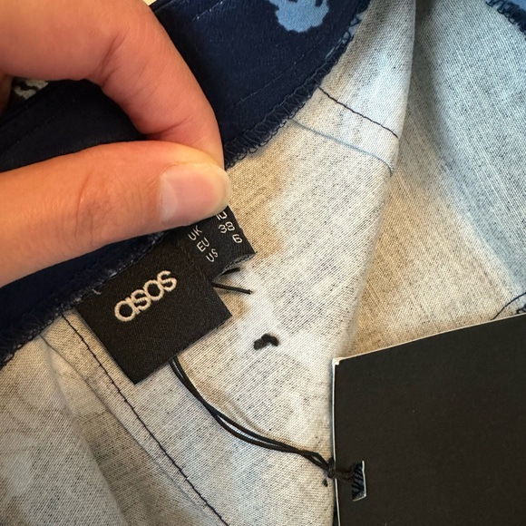 NWT ASOS blue mini poodle skirt - Picture 5 of 5